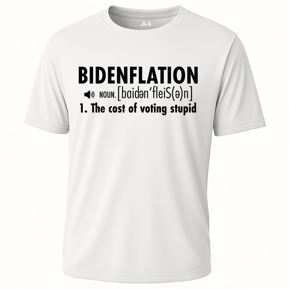 Bidenflation Definition Cooling Performance Crew T-Shirt