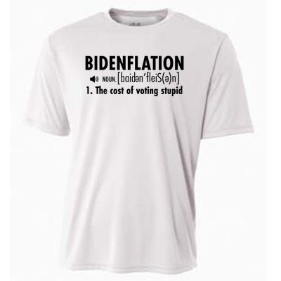 Bidenflation Definition Cooling Performance Crew T-Shirt