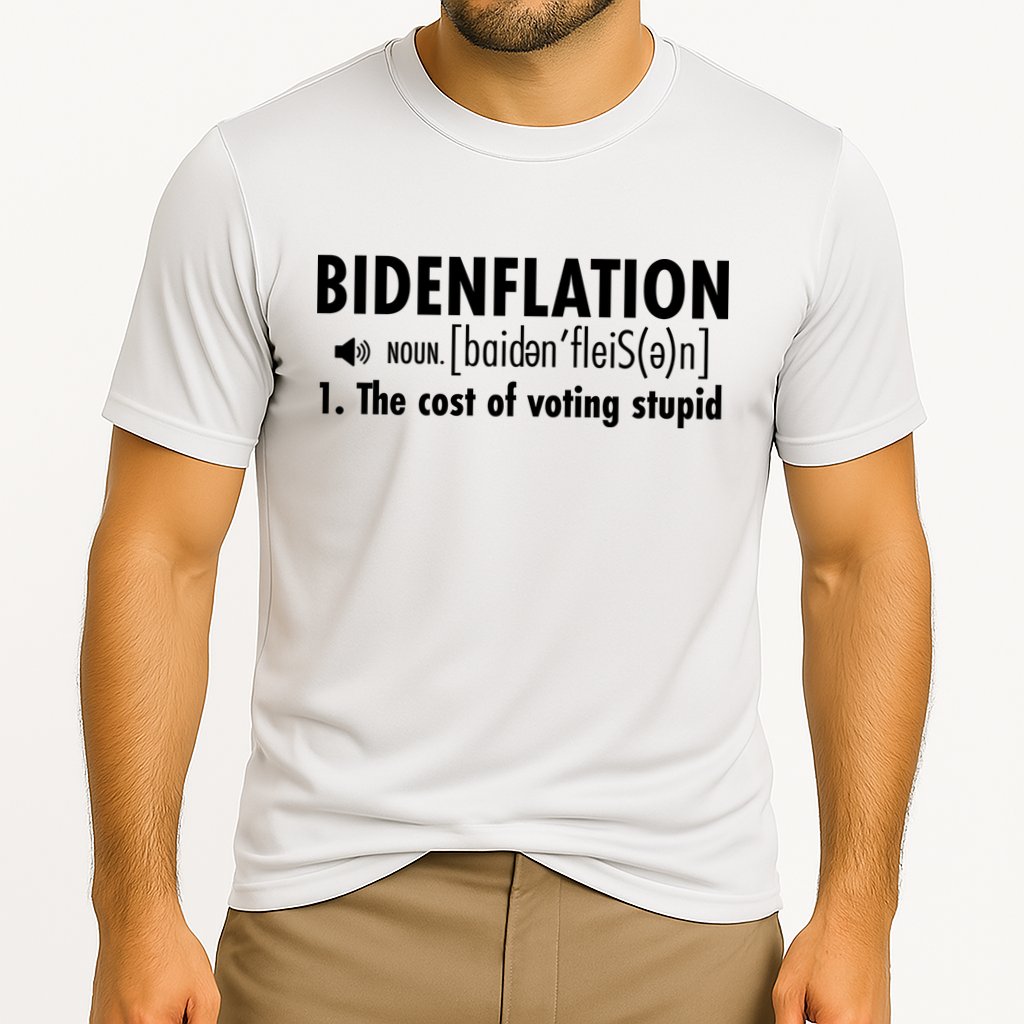 Bidenflation Definition Cooling Performance Crew T-Shirt
