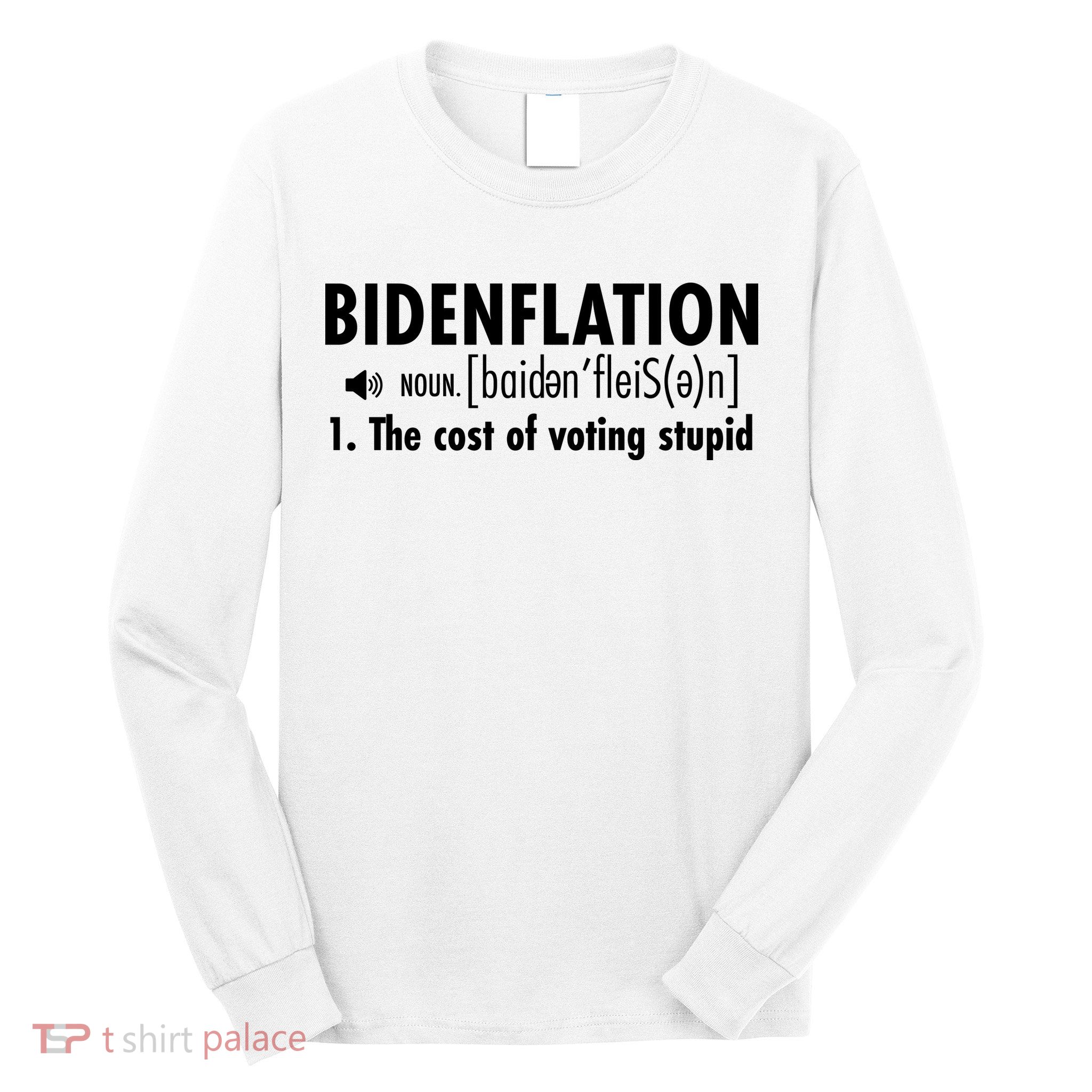 Bidenflation Definition Long Sleeve Shirt