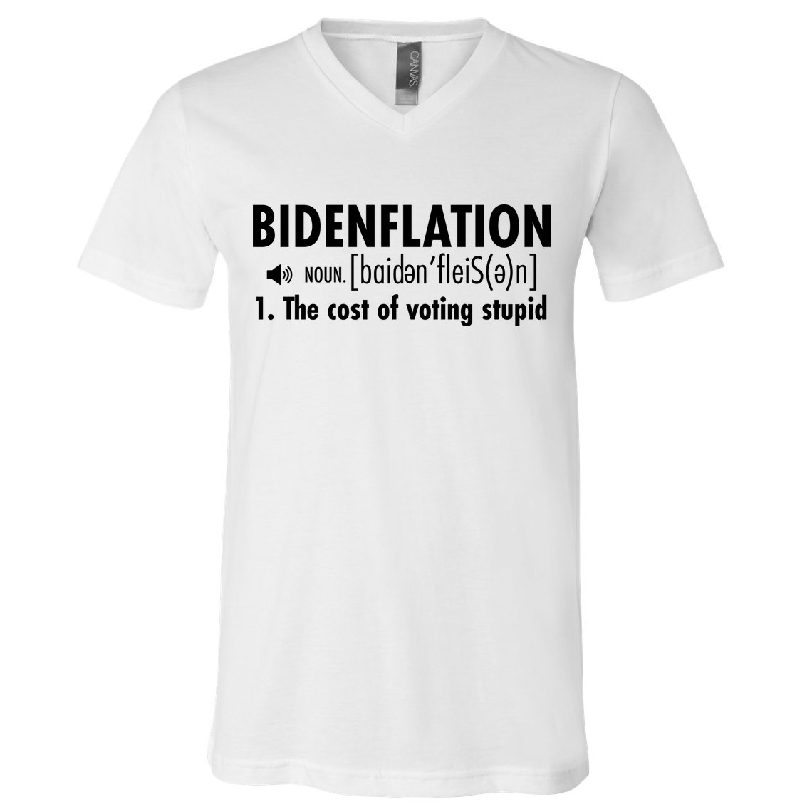 Bidenflation Definition V-Neck T-Shirt