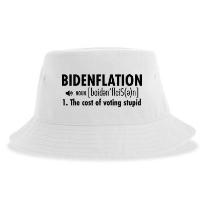 Bidenflation Definition Sustainable Bucket Hat
