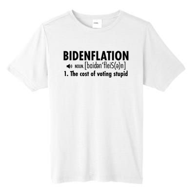 Bidenflation Definition Tall Fusion ChromaSoft Performance T-Shirt