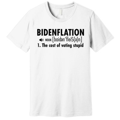 Bidenflation Definition Premium T-Shirt