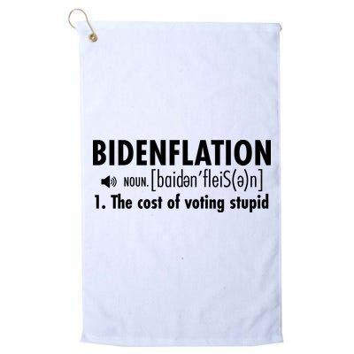 Bidenflation Definition Golf Towel
