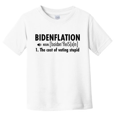 Bidenflation Definition Toddler T-Shirt