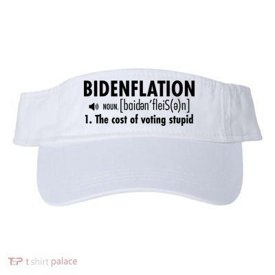Bidenflation Definition Valucap Bio-Washed Visor