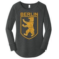 Berlin Design Berlin Bear I Love Berlin Women's Perfect Tri Tunic Long Sleeve Shirt