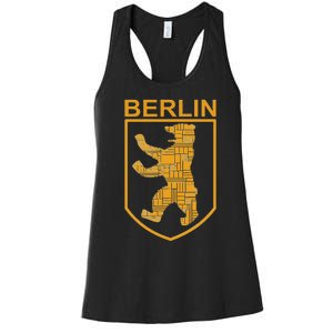 Berlin Design Berlin Bear I Love Berlin Women's Racerback Tank