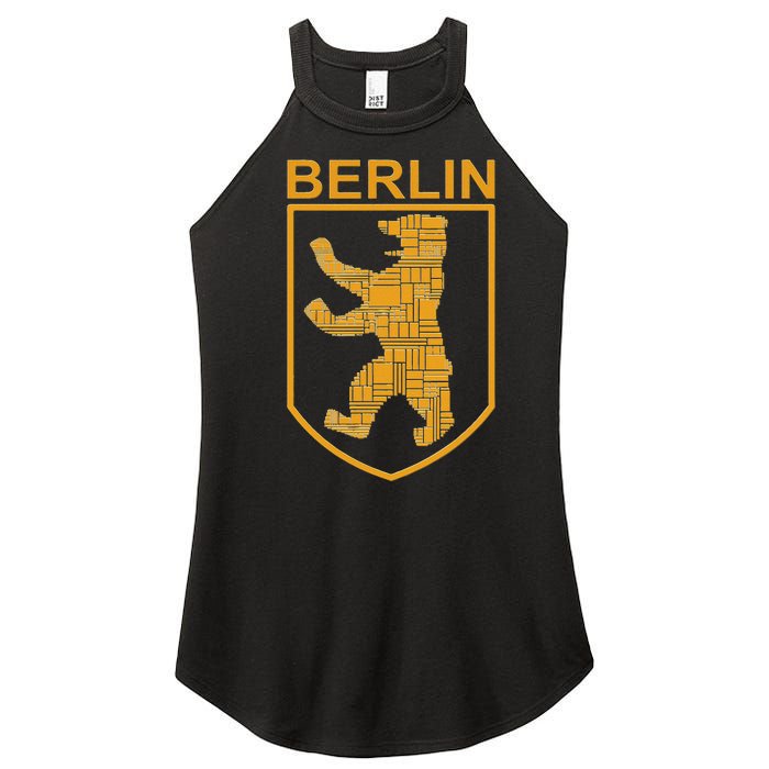 Berlin Design Berlin Bear I Love Berlin Women's Perfect Tri Rocker Tank