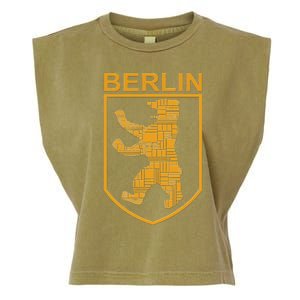 Berlin Design Berlin Bear I Love Berlin Garment-Dyed Women's Muscle Tee