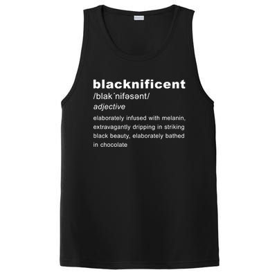 Blacknificent Definition Black History Month Gift PosiCharge Competitor Tank