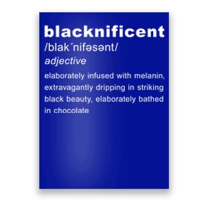 Blacknificent Definition Black History Month Gift Poster