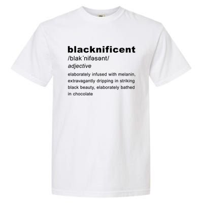 Blacknificent Definition Black History Month Gift Garment-Dyed Heavyweight T-Shirt