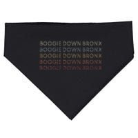 Boogie Down Bronx New York Boogie Down Bronx Ny Retro USA-Made Doggie Bandana