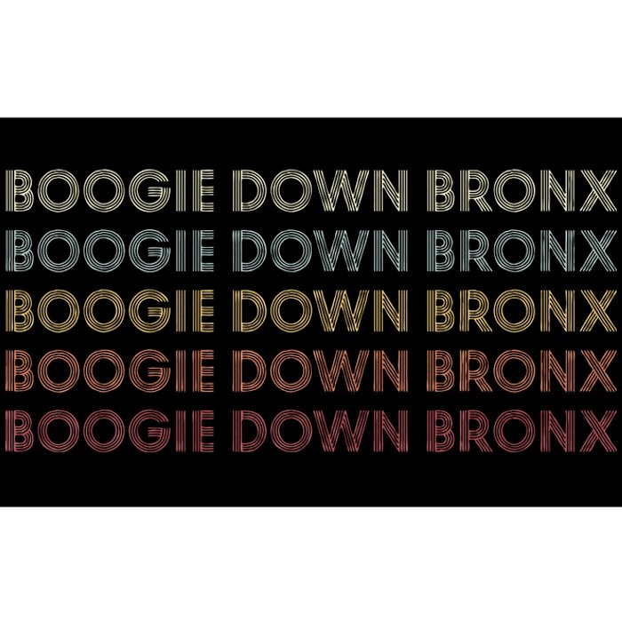 Boogie Down Bronx New York Boogie Down Bronx Ny Retro Bumper Sticker