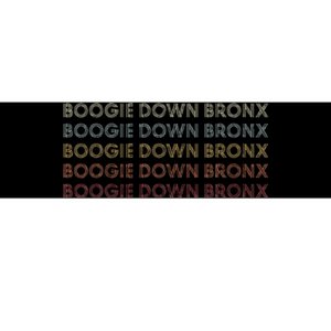 Boogie Down Bronx New York Boogie Down Bronx Ny Retro Bumper Sticker