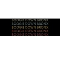 Boogie Down Bronx New York Boogie Down Bronx Ny Retro Bumper Sticker