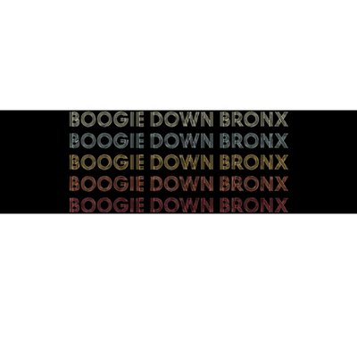 Boogie Down Bronx New York Boogie Down Bronx Ny Retro Bumper Sticker