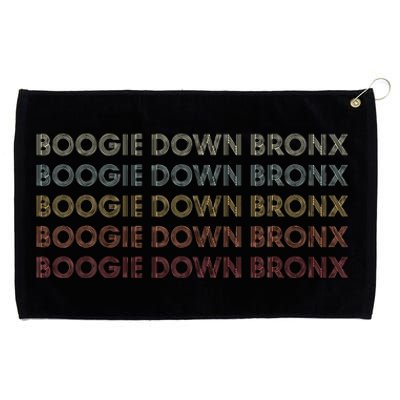 Boogie Down Bronx New York Boogie Down Bronx Ny Retro Grommeted Golf Towel