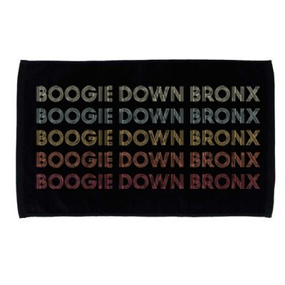 Boogie Down Bronx New York Boogie Down Bronx Ny Retro Microfiber Hand Towel