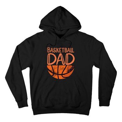 Basketball Dad Basketball Player Vintage Basketball Hoodie