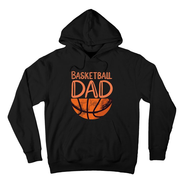 Basketball Dad Basketball Player Vintage Basketball Hoodie