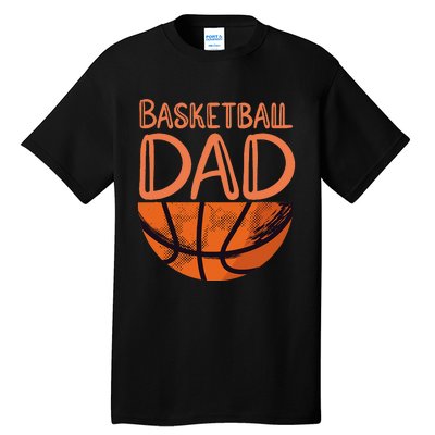 Basketball Dad Basketball Player Vintage Basketball Tall T-Shirt