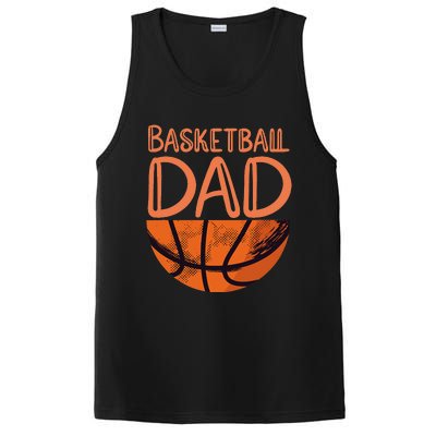 Basketball Dad Basketball Player Vintage Basketball PosiCharge Competitor Tank