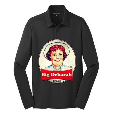 Big Deborah Silk Touch Performance Long Sleeve Polo