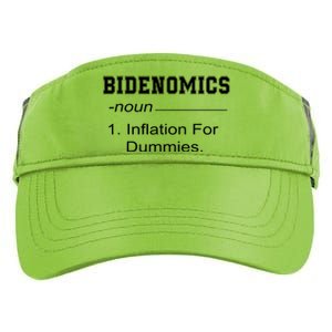 Bidenomics Definition Biden Economic Funny Antibiden Adult Drive Performance Visor