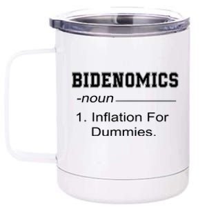 Bidenomics Definition Biden Economic Funny Antibiden 12 oz Stainless Steel Tumbler Cup