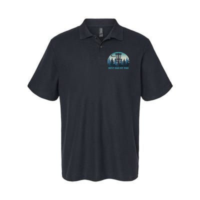 Best Dad By Par Funny Disc Golf Frisbee Golfer Father's Day Polo