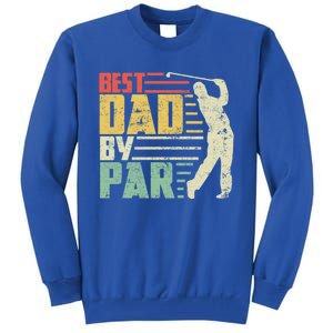 Best Dad By Par Funny Golf Pun Fathers Day Birthday Gift Cute Gift Tall Sweatshirt