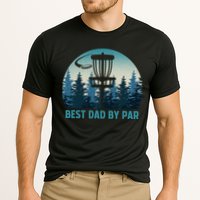 Best Dad By Par Funny Disc Golf Frisbee Golfer Fathers Day Cooling Performance Crew T-Shirt