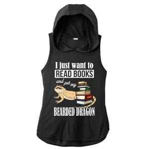 Bearded Dragon Ladies PosiCharge Tri-Blend Wicking Draft Hoodie Tank