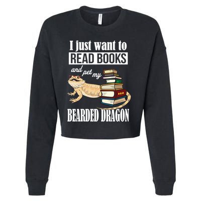 Bearded Dragon Cropped Pullover Crew