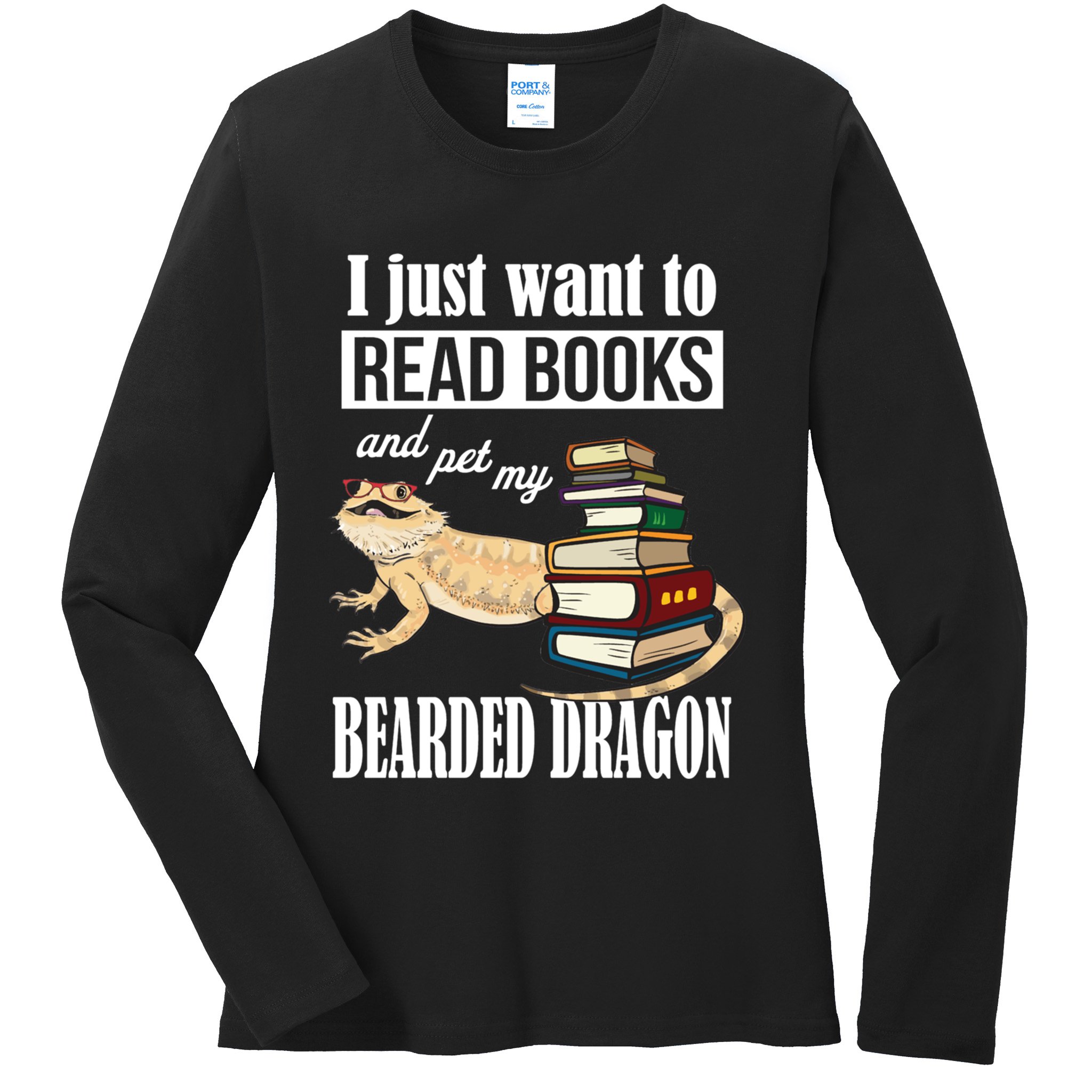 Bearded Dragon Ladies Long Sleeve Shirt