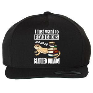 Bearded Dragon Wool Snapback Cap