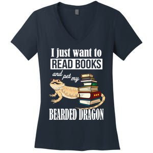 Bearded Dragon Women's V-Neck T-Shirt