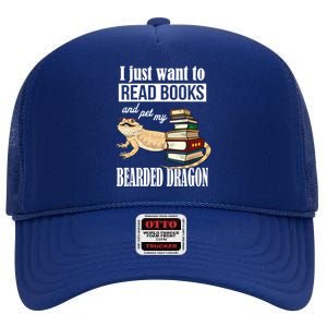 Bearded Dragon High Crown Mesh Back Trucker Hat