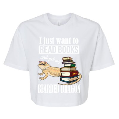 Bearded Dragon Bella+Canvas Jersey Crop Tee