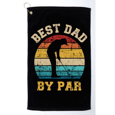 Best Dad By Par Gift For Golfer Daddy Father's Day Gift Golf Towel