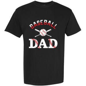 Baseball Dad Best Gift Idea For Fathers Tee Fathers Day Garment-Dyed Heavyweight T-Shirt