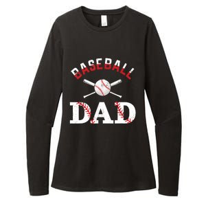 Baseball Dad Best Gift Idea For Fathers Tee Fathers Day Womens CVC Long Sleeve Shirt