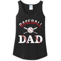 Baseball Dad Best Gift Idea For Fathers Tee Fathers Day Ladies Essential Tank