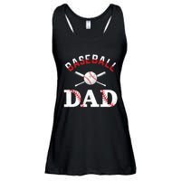 Baseball Dad Best Gift Idea For Fathers Tee Fathers Day Ladies Essential Flowy Tank