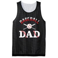 Baseball Dad Best Gift Idea For Fathers Tee Fathers Day Mesh Reversible Basketball Jersey Tank