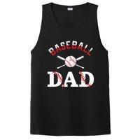 Baseball Dad Best Gift Idea For Fathers Tee Fathers Day PosiCharge Competitor Tank