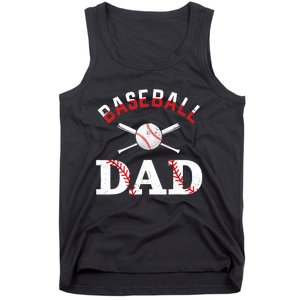 Baseball Dad Best Gift Idea For Fathers Tee Fathers Day Tank Top